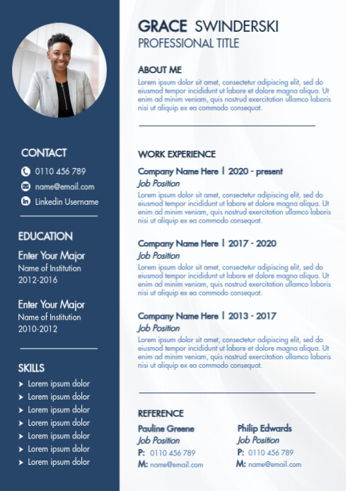 curriculum vitae of curriculum vitae