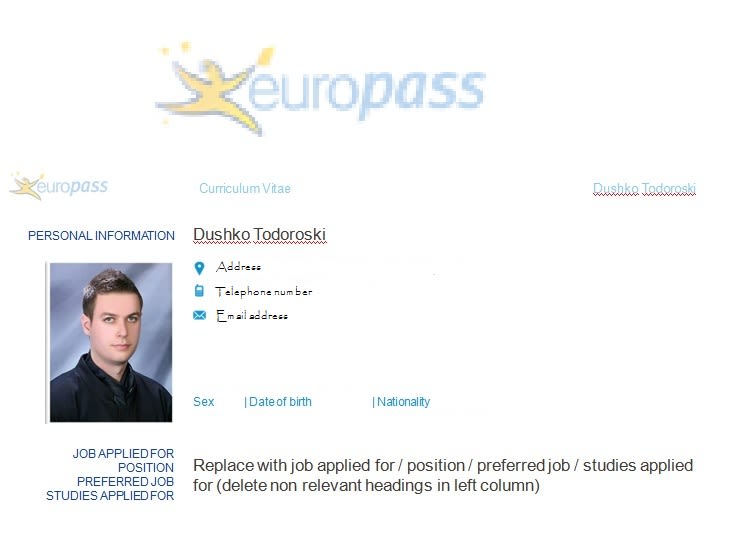 europass cv
