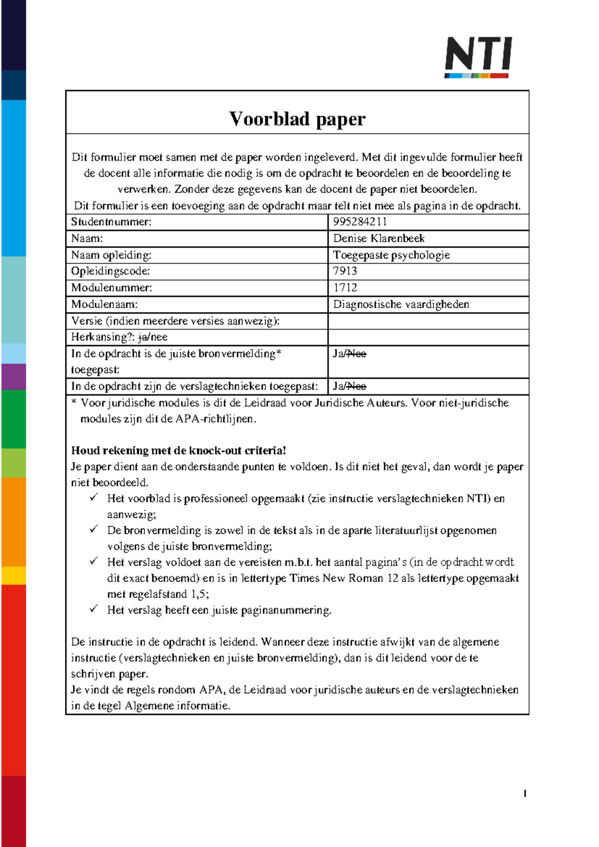 nti lerarenopleiding