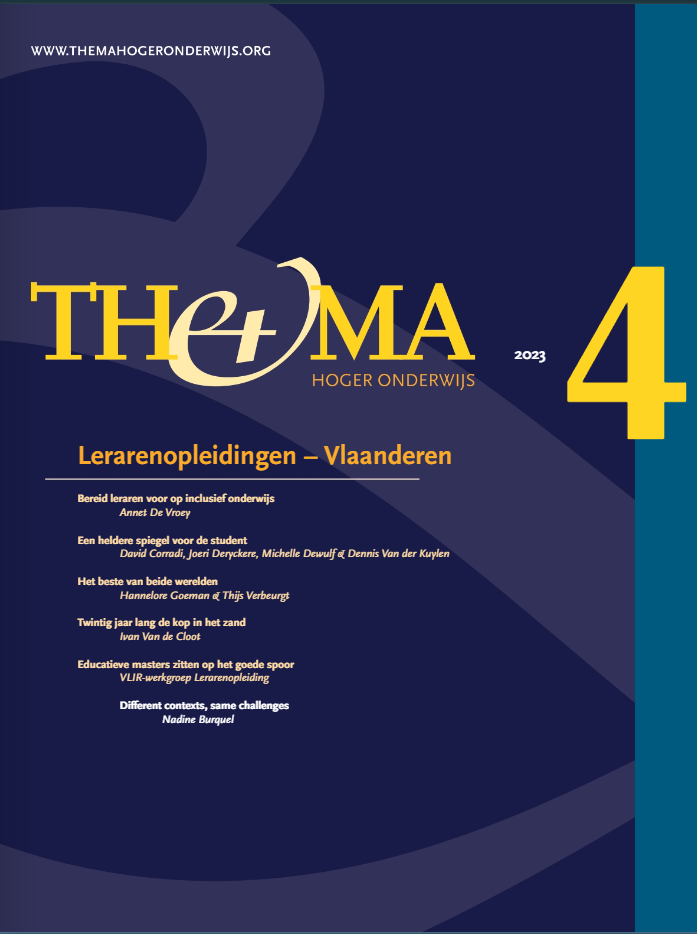 lerarenopleiding hoger onderwijs